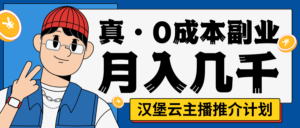 【录视频最高送百元现金】汉堡云IDC主播推介计划-汉堡云博客